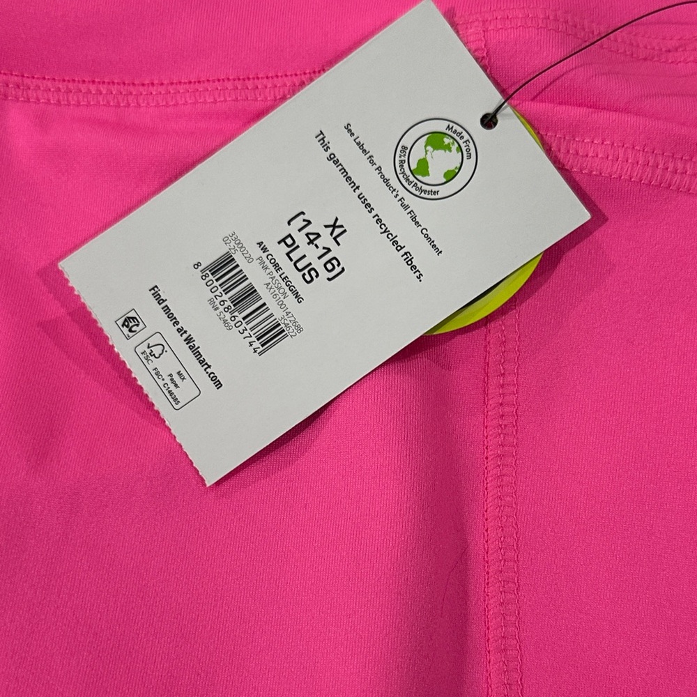 Athletic Works Girls Active Leggings with UPF 30 Size XL (14-16 Plus ) - Picture 7 of 7